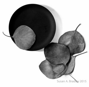 Candle Holder Old Wet Leaves Var5